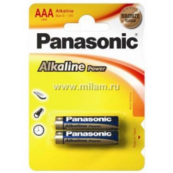 Элемент питания Panasonic ААА LR03 1шт